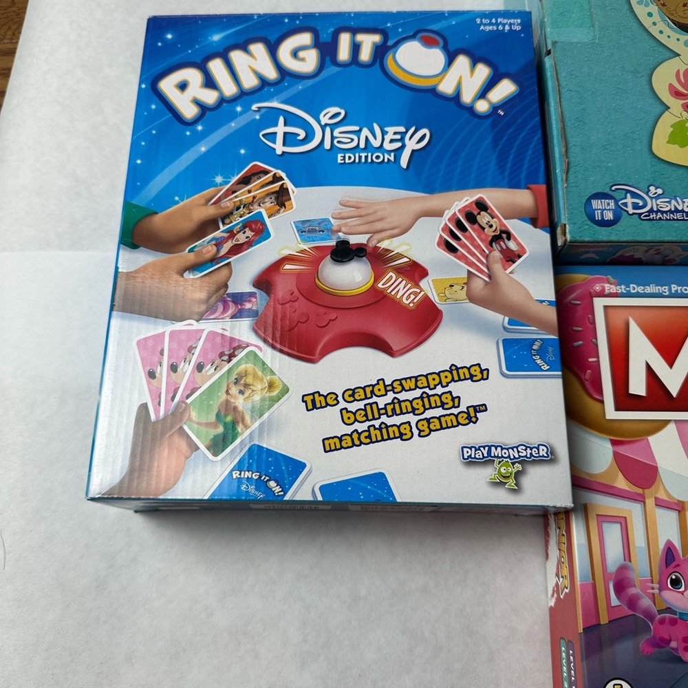 BOARD GAME & PUZZLE LOT X 3- MONOPOLY JR, RING IT ON, & ELENA (SEALED) PUZZLE - Picture 8 of 14
